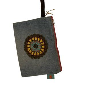 Light Denim Wristlet